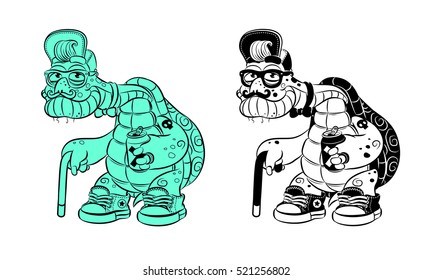 Grandpa Tortoise as before remain hipster