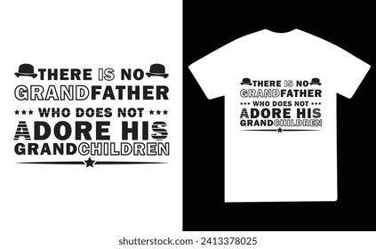 Grandpa T-shirt Design Vector Template