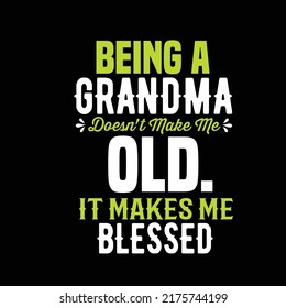 Grandpa typography t shirt design