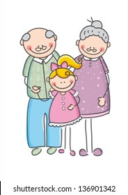 Grandparent and child