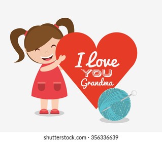 grandparents concept design, vector illustration eps10 graphic 