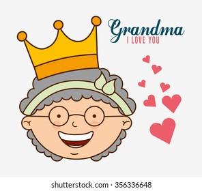 grandparents concept design, vector illustration eps10 graphic 
