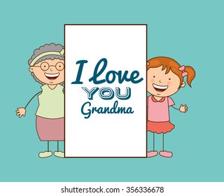 grandparents concept design, vector illustration eps10 graphic 