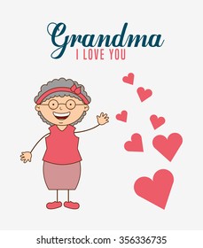 grandparents concept design, vector illustration eps10 graphic 