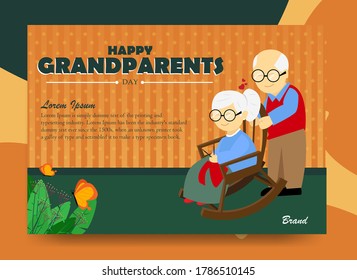 grandparents day poster. suitable for your design.