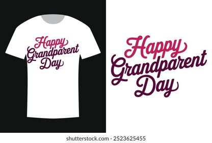 Grandparents Day Special T Shirt Design 
