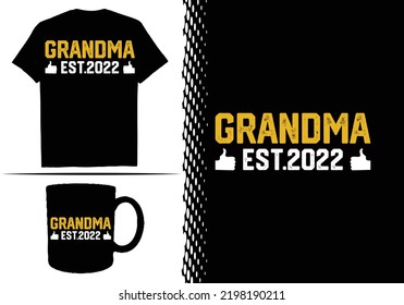 Grandparents day t shirt design quite vector template