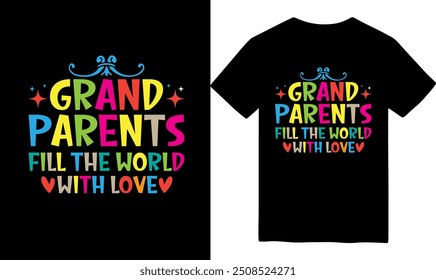 Grandparents day t-shirt design,grandparents silhouette design,best grandpa,best grandma tshirt, High quality vector tshit design, grandparents day tshirt designs, vector, eps designs.