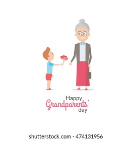 Grandparents Day Vector.