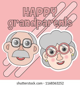 grandparents day vector eps 10