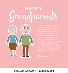 grandparents day vector eps 10