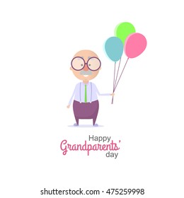 Grandparents day. Vector illustration