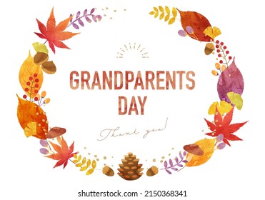 Grandparents day vector illustration background