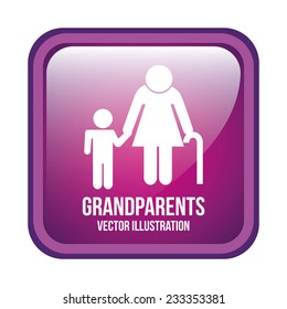grandparents design , vector illustration