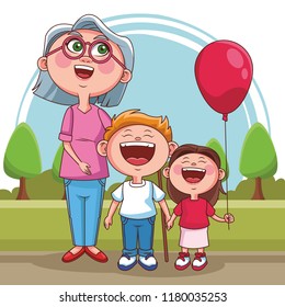 Grandparents and kids