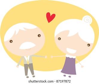 grandparents in love