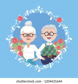 Grandparents lovely couple