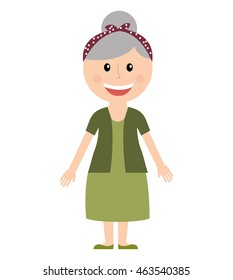 grandparents silhouette isolated icon vector illustration design