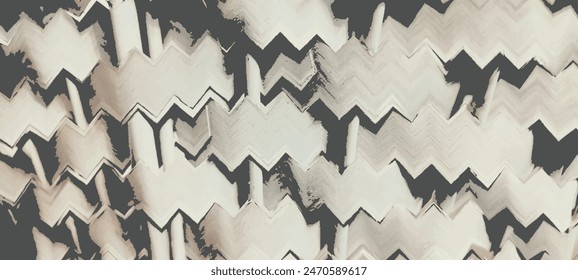 Grange black and white abstract background . Digital image with a psychedelic stripes. Abstract psychedelic stripes for digital wallpaper design ,geometric art,Optical illusion style