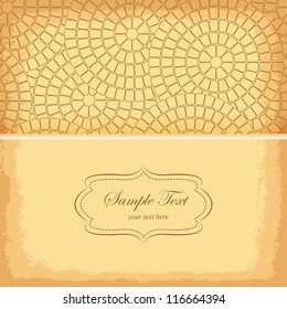 Grange card design with place for your text