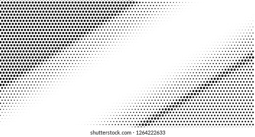 Grange halftone texture of black and white dots. Minimal geometric background.  Vector illustration . Abstract grange halftone texture.
