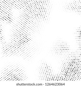 Grange halftone texture of black and white dots. Abstract grange halftone texture. Black and white minimal abstract background.