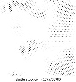 Grange halftone texture of black and white dots. Abstract grange halftone texture. Black and white minimal abstract background.