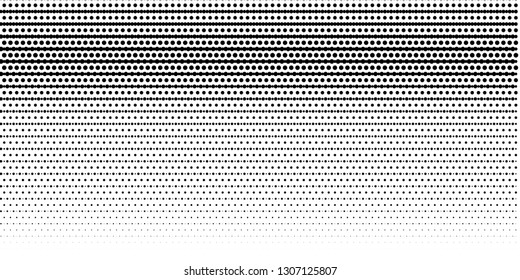 Grange halftone texture of black and white dots. Vector illustration . Minimal geometric background.  Abstract grange halftone texture.