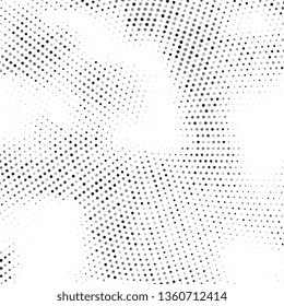 Grange halftone texture of black and white dots. Abstract grange halftone texture. Black and white minimal abstract background.