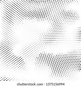 Grange halftone texture of black and white dots. Abstract grange halftone texture. Black and white minimal abstract background.