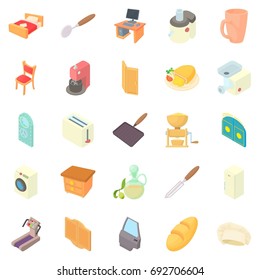 Grange icons set. Cartoon set of 25 grange vector icons for web isolated on white background
