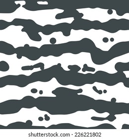 Grange line seamless pattern, monochrome style