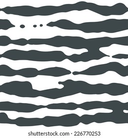 Grange line seamless pattern, monochrome style