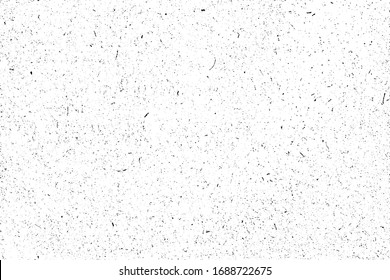 Grange mottled texture. Monochrome background of small noise with spots, fibers, noise and grain. Overlay template. Vector illustration