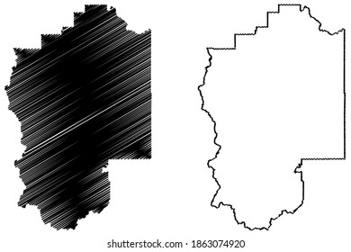 Granite County, Montana (U.S. county, United States of America, USA, U.S., US) map vector illustration, scribble sketch Granite map