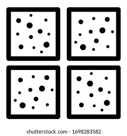Granite paving icon. Outline granite paving vector icon for web design isolated on white background