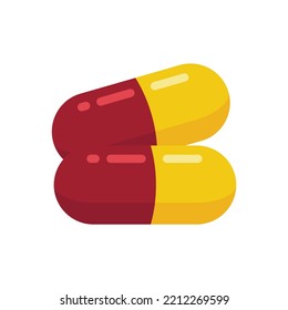 Granny capsule icon. Flat illustration of Granny capsule vector icon isolated on white background