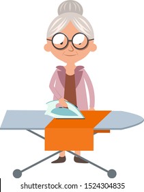 Planchado de granito, ilustración, vector sobre fondo blanco.