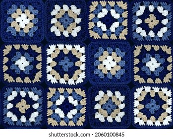 grannysquare pattern old america crochet