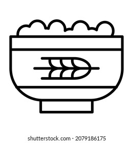 Granola icon vector image. Can also be used for web apps, mobile apps and print media.