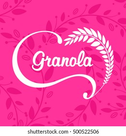 Granola logo design.