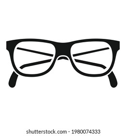 Granpa eyeglasses icon. Simple illustration of Granpa eyeglasses vector icon for web design isolated on white background