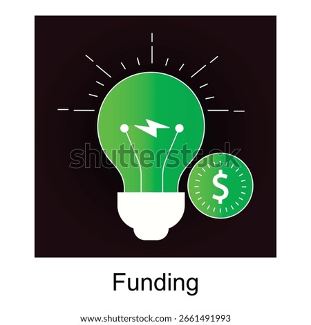 Grant Application and Business Funding Vector Icon