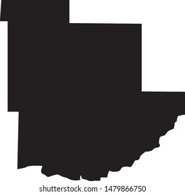 Grant County Map in the state of North Dakota