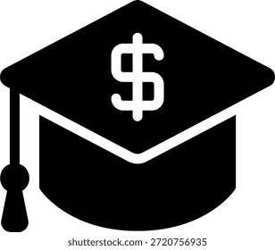 Vector de ilustración de icono de glifo de concesión