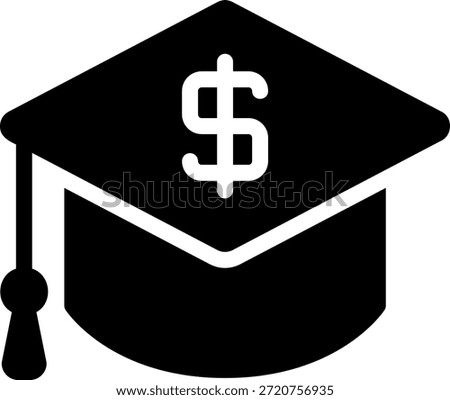 grant glyph icon illustration vector