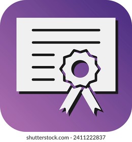 Grant Vector Glyph Gradient Background Icon For Personal And Commercial Use.
