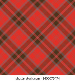 Grant Weathered Tartan. Diagonal cell, seamless pattern for fabric, kilts, skirts, plaids