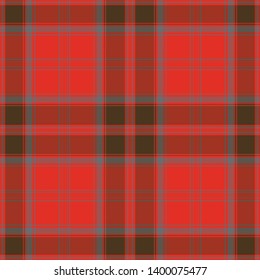 Grant Weathered Tartan. Seamless pattern for fabric, kilts, skirts, plaids