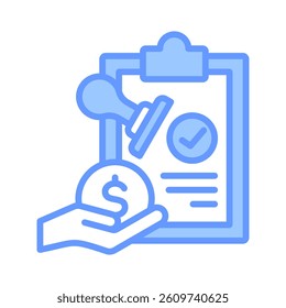 Grants Icon Element for Design